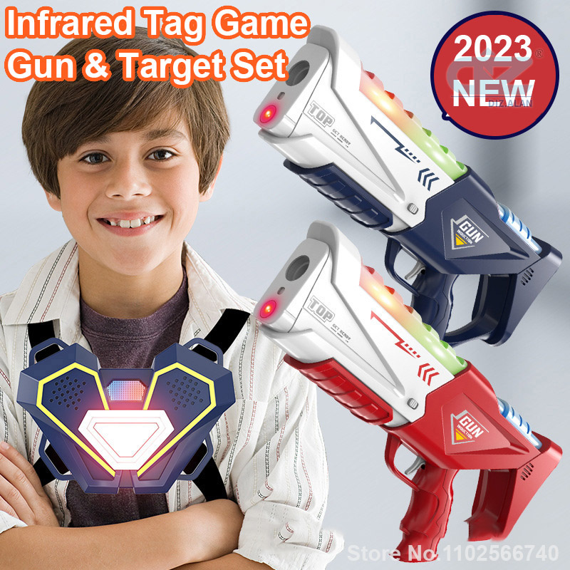 Laser Tag Set Kids - 35CM Kızılötesi Etiketli Oyuncak Tabanca Çocuklar