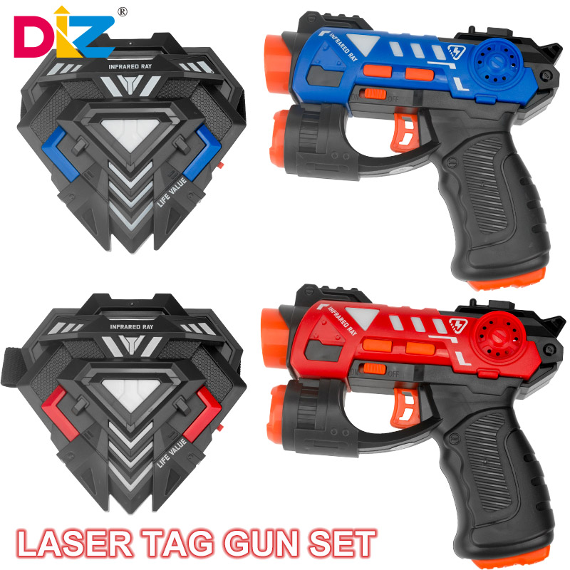 Laser Tag Set Kids - Lazer Etiketli Silah Seti Elektrikli Kızılötesi