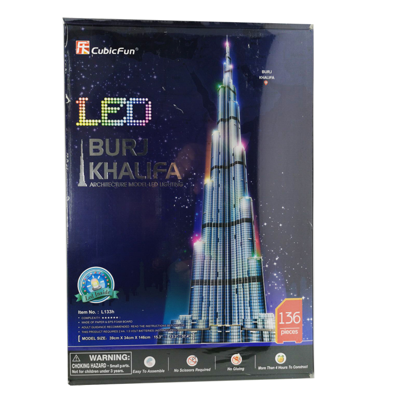 Kids Toys Dubai - 3d bulmacalar 1.5m Dubai Burj Khalifa