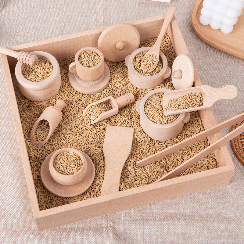 Kids Quiet Toys - Montessori Duyusal Enlighten Bulmaca oyuncak seti