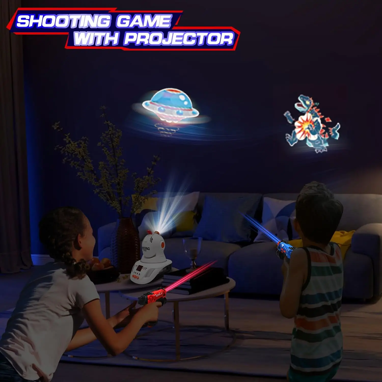 Laser Tag Set Kids - 2 Kişilik Lazer Etiket Atıcı Seti,