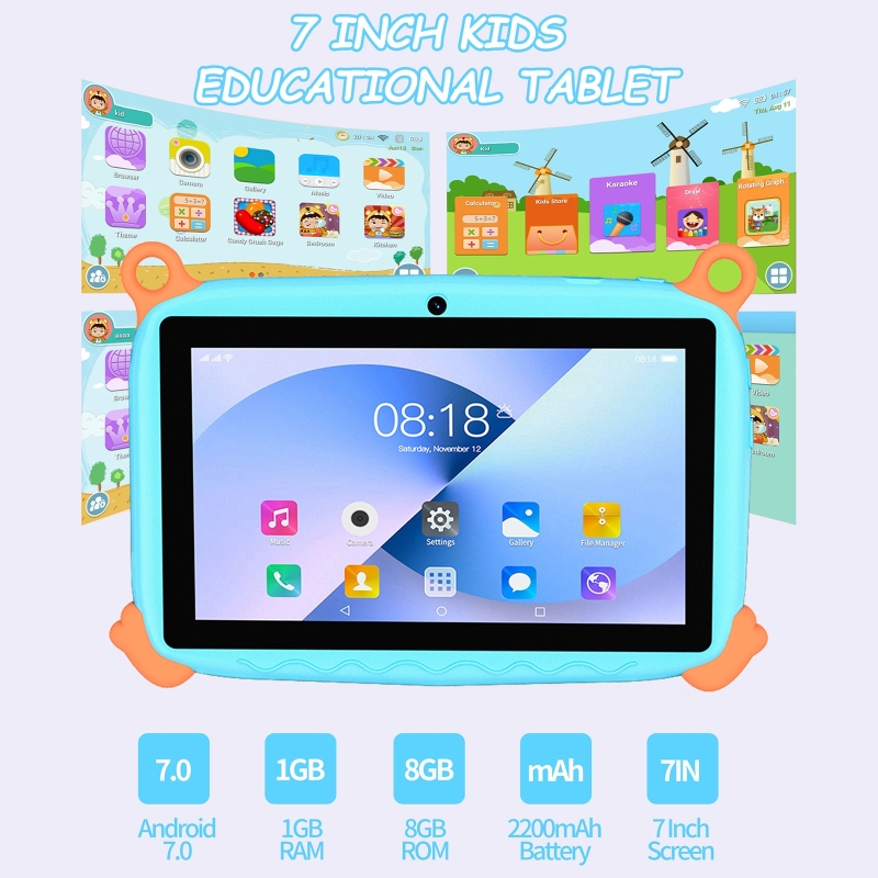 Learning Tablet Kids - 7 inç Ekranlı Çocuk Tablet PC,