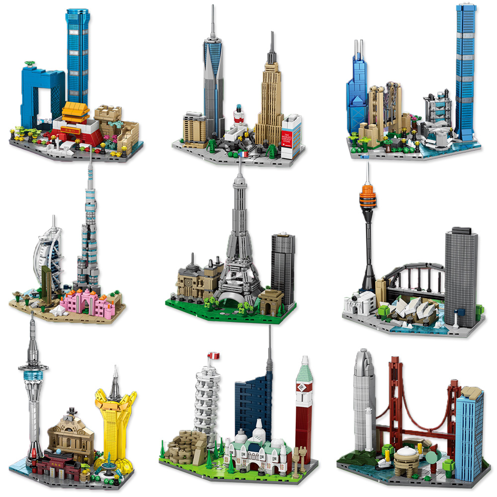 Ünlü Şehir Skyline Yapı Taşlar - Kids Toys Dubai incelemesi ve fiyatı