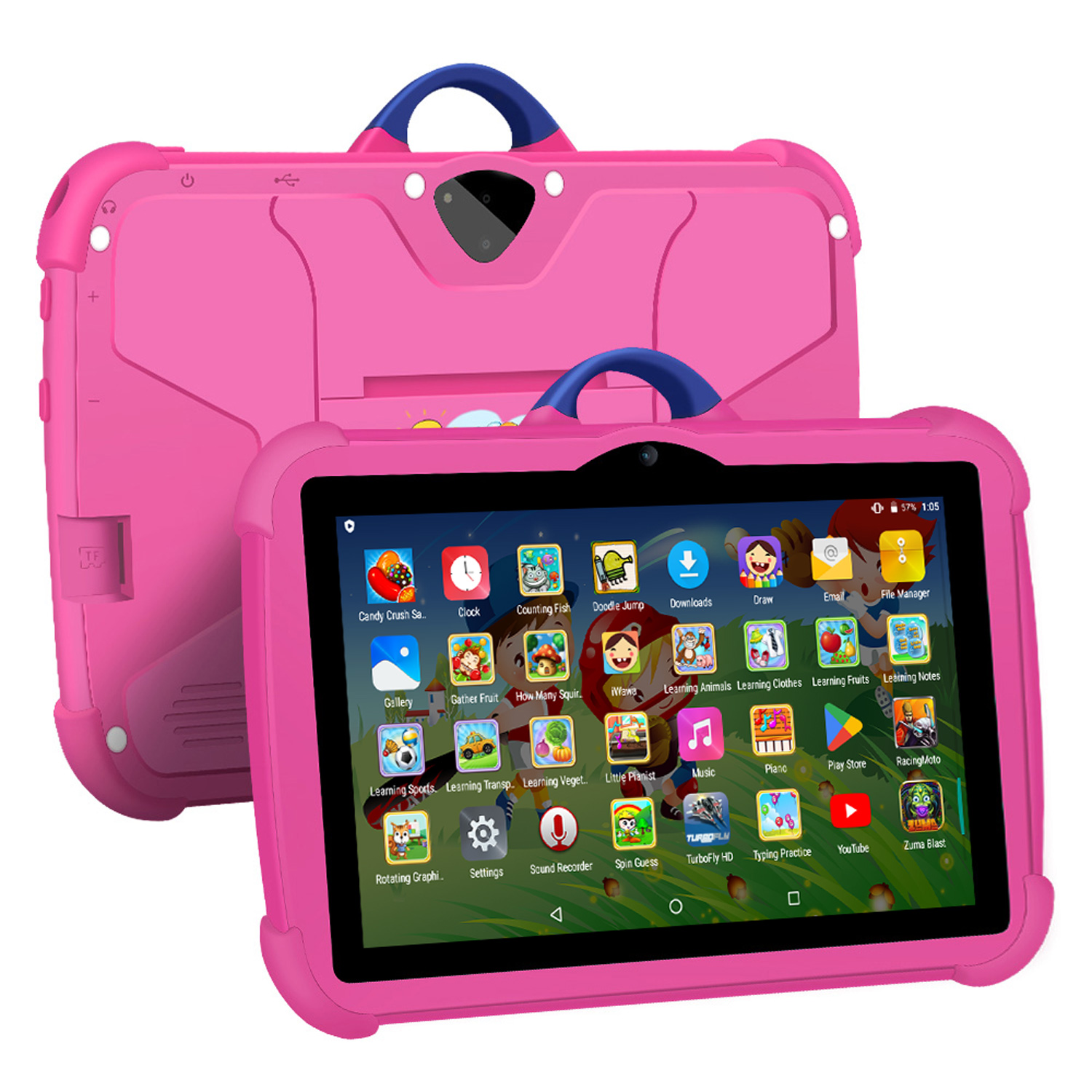 Yeni Karikatür Desen Çocuk Tab - Learning Tablet Kids incelemesi ve fiyatı