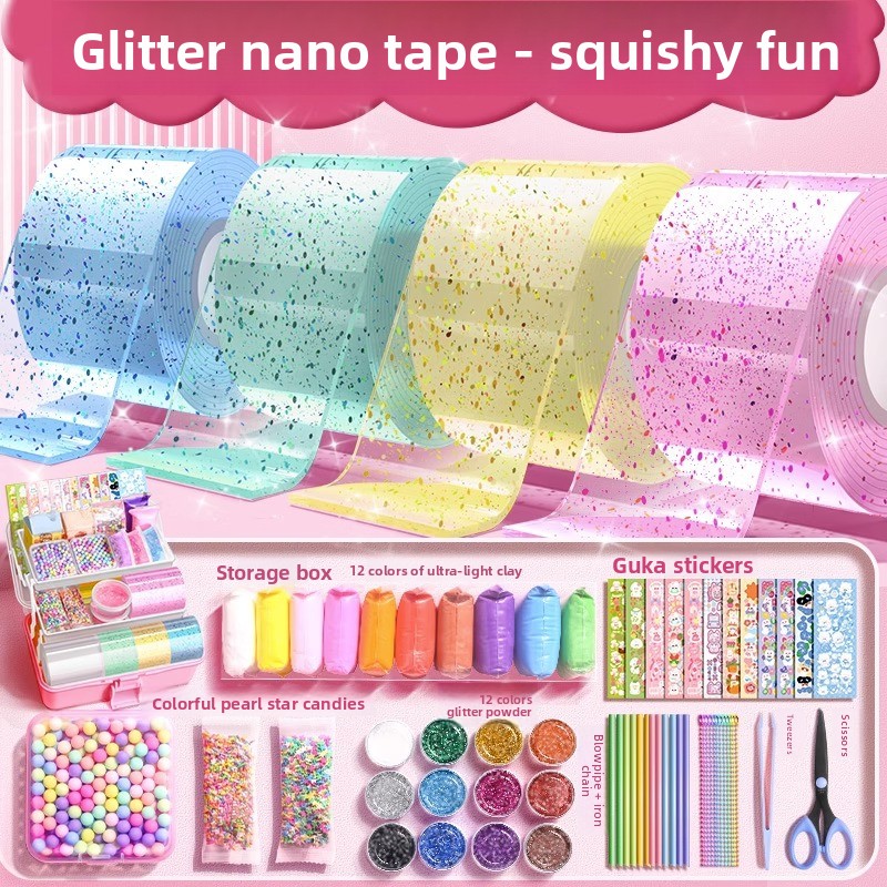 Simli Nano Yapıştırıcı Seti Ka - Slime Making Kit incelemesi ve fiyatı